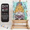 Honey Bee Gnome , Video Instructional Paint Kit, 11x14 inch, DIY Canvas Art Kit, Adult Painting product 1
